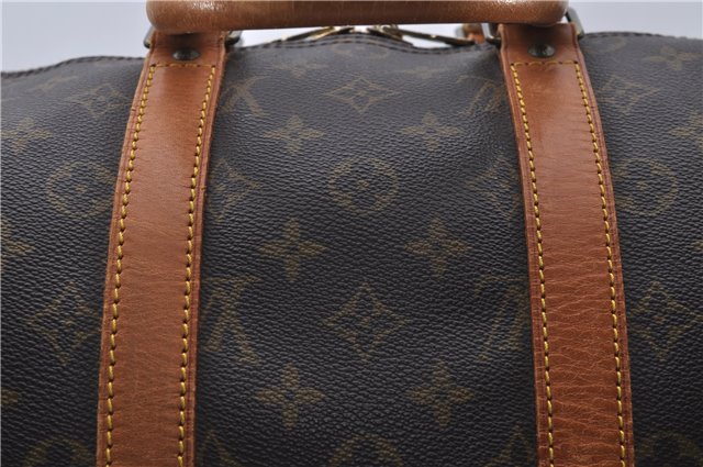 Auth Louis Vuitton Monogram Keepall Bandouliere 45 Boston Bag M41418 LV 7641D
