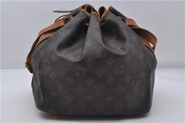 Authentic Louis Vuitton Monogram Petit Noe Shoulder Bag M42226 LV 7642D