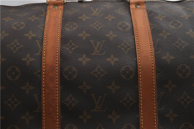 Authentic Louis Vuitton Monogram Keepall Bandouliere 55 M41414 Boston Bag 7649F