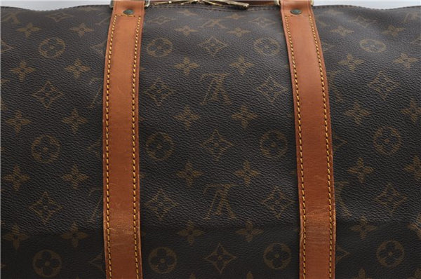 Authentic Louis Vuitton Monogram Keepall Bandouliere 55 M41414 Boston Bag 7649F