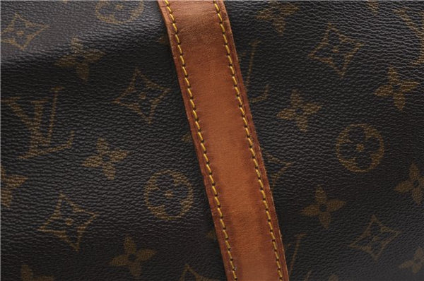 Authentic Louis Vuitton Monogram Keepall Bandouliere 55 M41414 Boston Bag 7649F