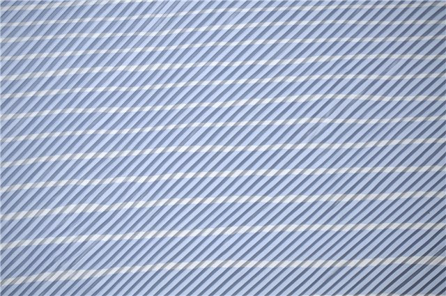 Authentic HERMES Pleats Scarf Silk Stripe Pattern Light Blue Box 7650C