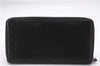 Authentic GUCCI Micro Guccissima Long Wallet GG Purse Leather 307993 Black 7650E