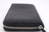 Authentic GUCCI Micro Guccissima Long Wallet GG Purse Leather 307993 Black 7650E