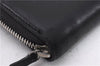 Authentic GUCCI Micro Guccissima Long Wallet GG Purse Leather 307993 Black 7650E