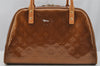 Authentic Louis Vuitton Vernis Tompkins Square Hand Bag Brown M91103 LV 7650I