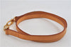 Authentic LOUIS VUITTON Leather Shoulder Strap Beige 38.6" LV 7651C