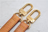 Authentic LOUIS VUITTON Leather Shoulder Strap Beige 38.6" LV 7651C