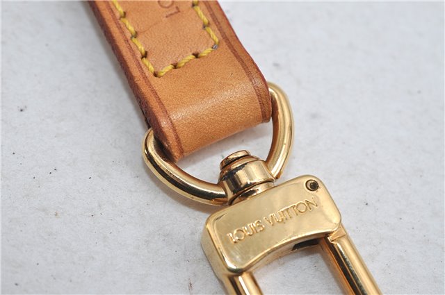 Authentic LOUIS VUITTON Leather Shoulder Strap Beige 38.6