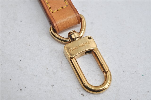Authentic LOUIS VUITTON Leather Shoulder Strap Beige 38.6