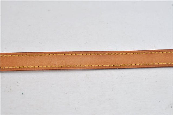 Authentic LOUIS VUITTON Leather Shoulder Strap Beige 38.6" LV 7651C
