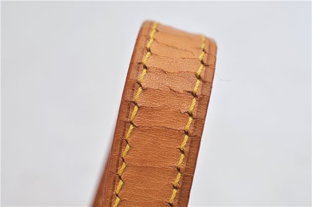Authentic LOUIS VUITTON Leather Shoulder Strap Beige 38.6