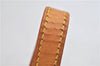 Authentic LOUIS VUITTON Leather Shoulder Strap Beige 38.6" LV 7651C