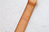 Authentic LOUIS VUITTON Leather Shoulder Strap Beige 38.6" LV 7651C