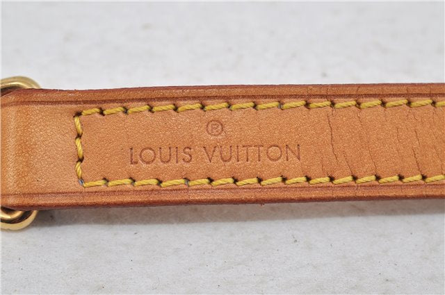 Authentic LOUIS VUITTON Leather Shoulder Strap Beige 38.6
