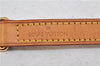 Authentic LOUIS VUITTON Leather Shoulder Strap Beige 38.6" LV 7651C