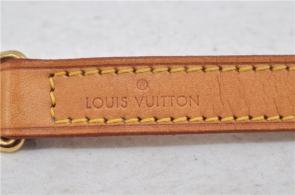 Authentic LOUIS VUITTON Leather Shoulder Strap Beige 38.6" LV 7651C