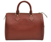 Authentic Louis Vuitton Epi Speedy 25 Hand Boston Bag Brown M43013 LV 7651I