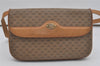 Authentic GUCCI Micro GG PVC Leather Shoulder Cross Body Bag Purse Brown 7652I