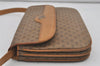 Authentic GUCCI Micro GG PVC Leather Shoulder Cross Body Bag Purse Brown 7652I