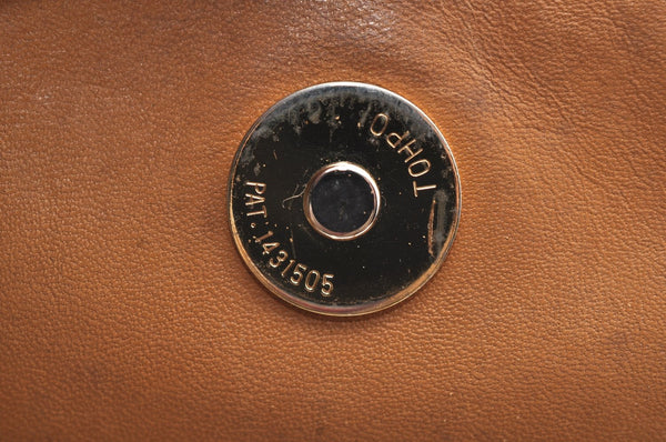 Authentic GUCCI Micro GG PVC Leather Shoulder Cross Body Bag Purse Brown 7652I