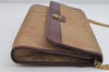 Authentic Christian Dior Chain Shoulder Hand Bag Purse Nylon Leather Beige 7654I