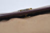 Authentic Christian Dior Chain Shoulder Hand Bag Purse Nylon Leather Beige 7654I