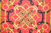 Authentic HERMES Carre 90 Scarf "Eperon d'or" Silk Red 7656C