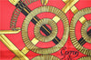 Authentic HERMES Carre 90 Scarf "Eperon d'or" Silk Red 7656C