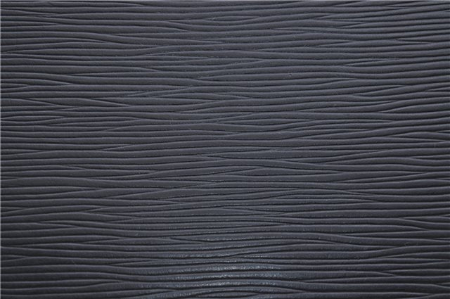 Authentic Louis Vuitton Epi Agenda Bureau Note Cover Black LV 7656D