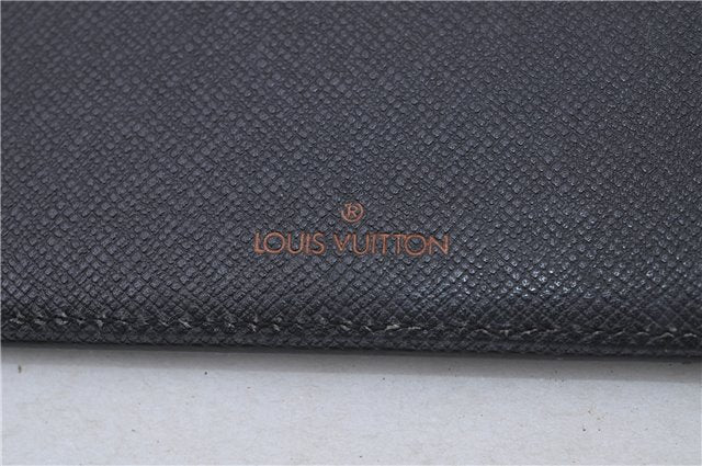 Authentic Louis Vuitton Epi Agenda Bureau Note Cover Black LV 7656D
