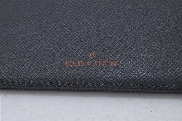 Authentic Louis Vuitton Epi Agenda Bureau Note Cover Black LV 7656D