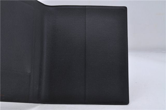 Authentic Louis Vuitton Epi Agenda Bureau Note Cover Black LV 7656D