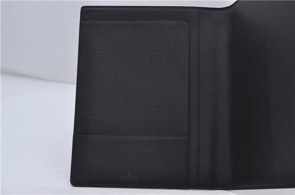 Authentic Louis Vuitton Epi Agenda Bureau Note Cover Black LV 7656D