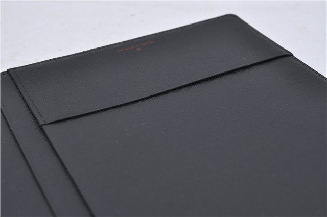 Authentic Louis Vuitton Epi Agenda Bureau Note Cover Black LV 7656D