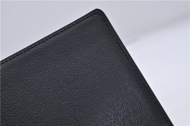 Authentic Louis Vuitton Epi Agenda Bureau Note Cover Black LV 7656D