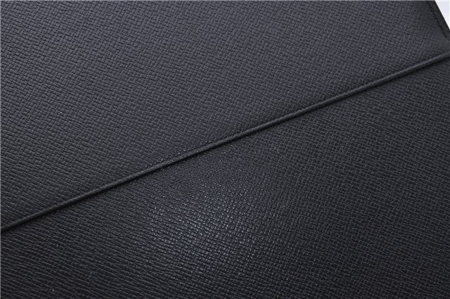Authentic Louis Vuitton Epi Agenda Bureau Note Cover Black LV 7656D