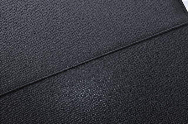 Authentic Louis Vuitton Epi Agenda Bureau Note Cover Black LV 7656D