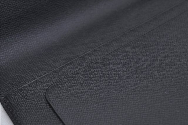 Authentic Louis Vuitton Epi Agenda Bureau Note Cover Black LV 7656D