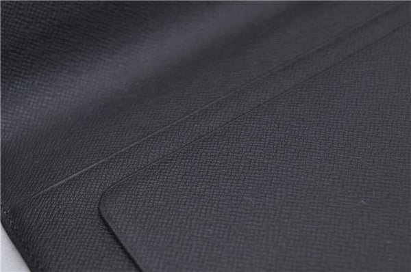 Authentic Louis Vuitton Epi Agenda Bureau Note Cover Black LV 7656D