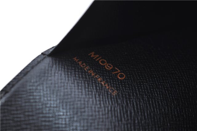 Authentic Louis Vuitton Epi Agenda Bureau Note Cover Black LV 7656D