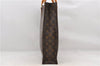 Authentic LOUIS VUITTON Monogram Sac Plat Hand Bag M51140 LV 7662C