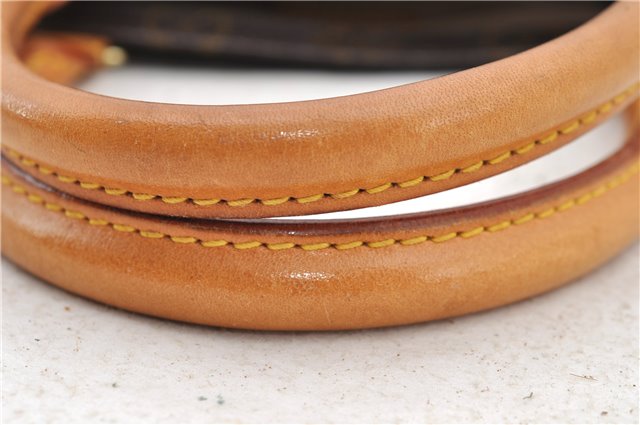 Authentic LOUIS VUITTON Monogram Sac Plat Hand Bag M51140 LV 7662C