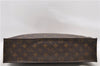 Authentic LOUIS VUITTON Monogram Sac Plat Hand Bag M51140 LV 7662C