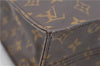 Authentic LOUIS VUITTON Monogram Sac Plat Hand Bag M51140 LV 7662C