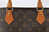 Authentic LOUIS VUITTON Monogram Sac Plat Hand Bag M51140 LV 7662C