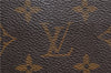 Authentic LOUIS VUITTON Monogram Sac Plat Hand Bag M51140 LV 7662C