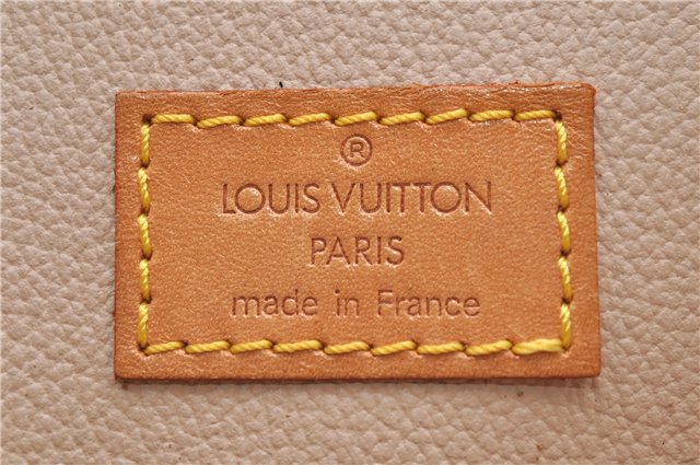 Authentic LOUIS VUITTON Monogram Sac Plat Hand Bag M51140 LV 7662C