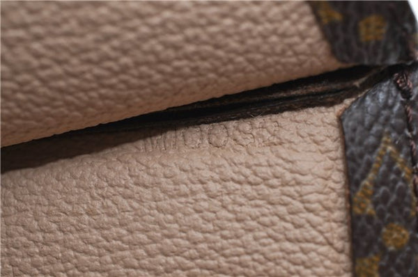 Authentic LOUIS VUITTON Monogram Sac Plat Hand Bag M51140 LV 7662C