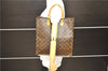 Authentic LOUIS VUITTON Monogram Sac Plat Hand Bag M51140 LV 7662C
